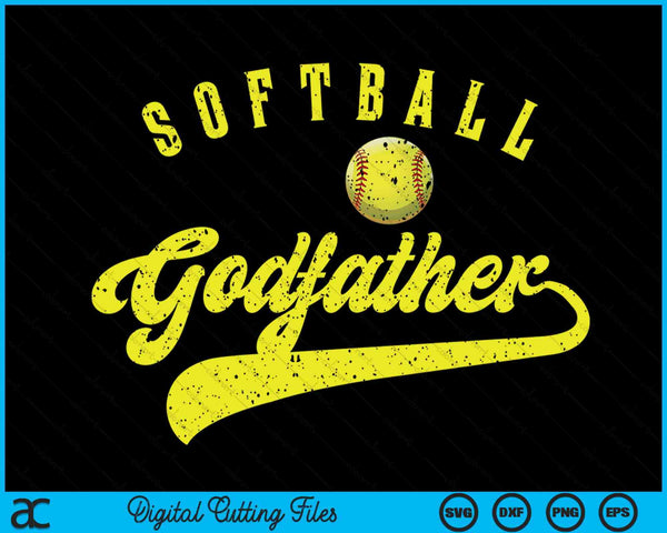 Softball Godfather SVG PNG Digital Printable Files