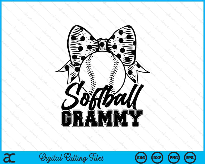 Softball Grammy Game Day Mother's Day SVG PNG Digital Printable Files