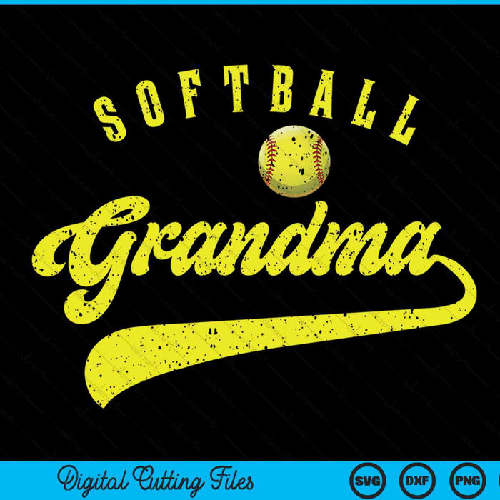 Softball grandma SVG cut file