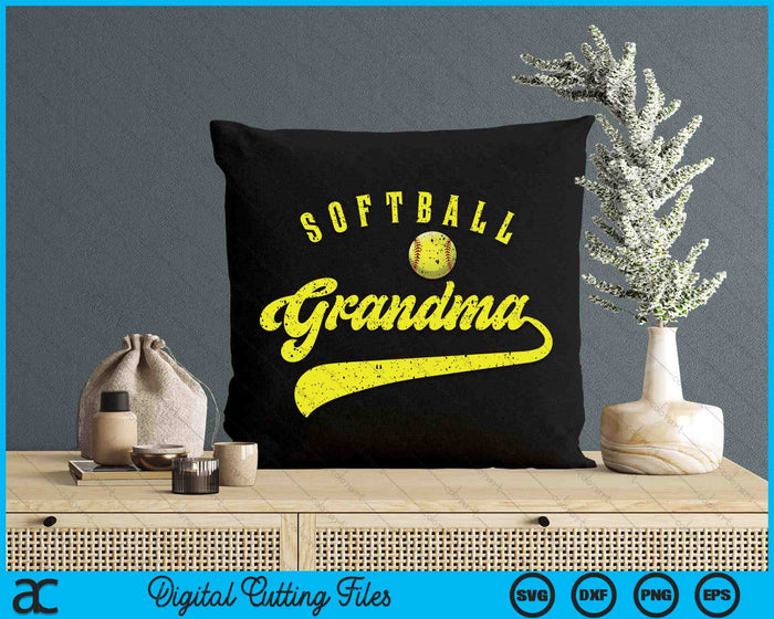 Softball Grandma SVG PNG Digital Printable Files