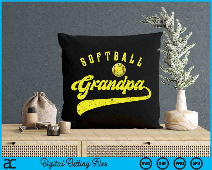 Softball Grandpa SVG PNG Digital Printable Files