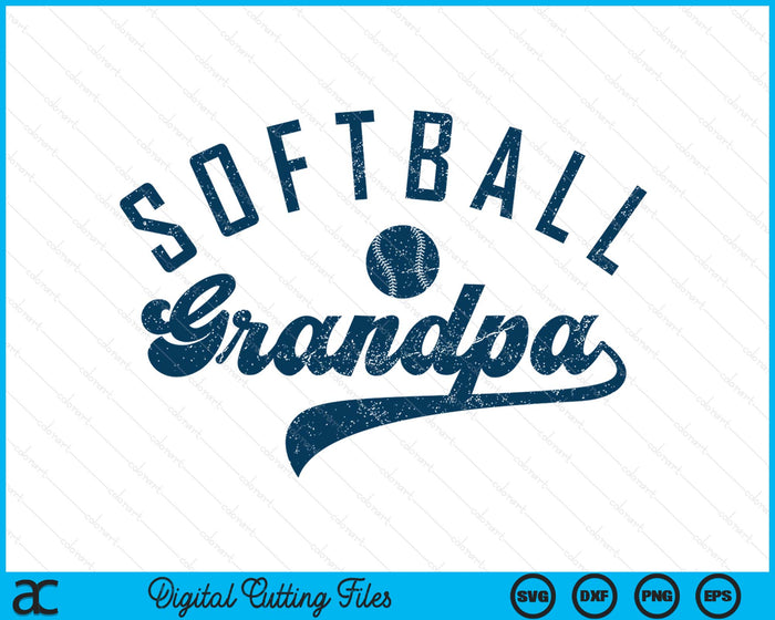 Softball Grandpa Gifts SVG PNG Digital Printable Files
