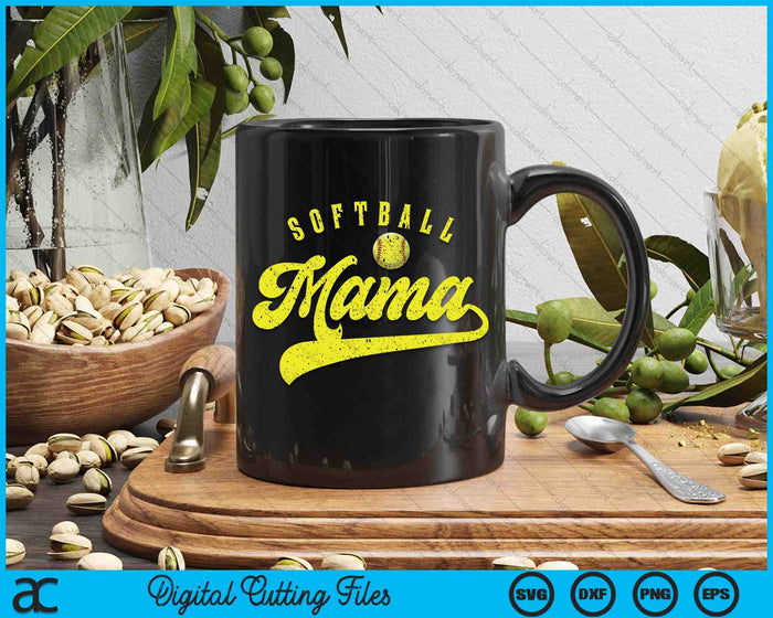 Softball Mama SVG PNG Digital Printable Files