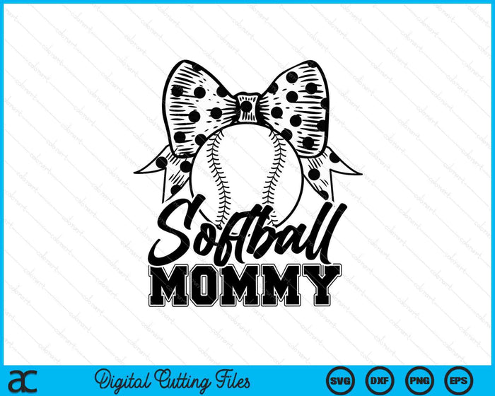 Softball Mommy Game Day Mother's Day SVG PNG Digital Printable Files