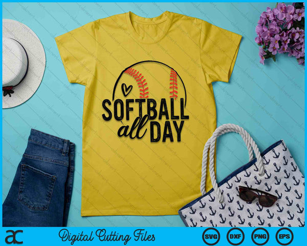 Softball Player Teen Girls Women Men Softball Lover SVG PNG Digital Printable Files