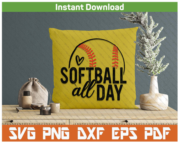 Softball Player Softball Lover SVG PNG Digital Printable Files