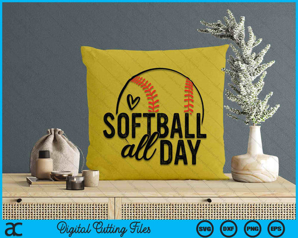 Softball Player Teen Girls Women Men Softball Lover SVG PNG Digital Printable Files