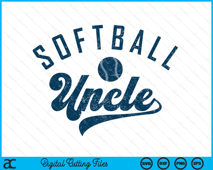 Softball Uncle Gifts Daddy Father's Day SVG PNG Digital Printable Files