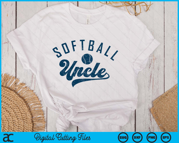 Softball Uncle Gifts Daddy Father's Day SVG PNG Digital Printable Files