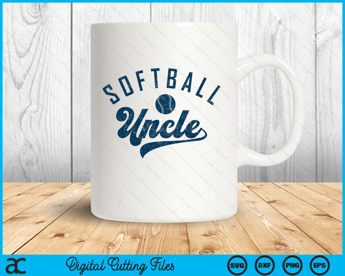 Softball Uncle Gifts Daddy Father's Day SVG PNG Digital Printable Files