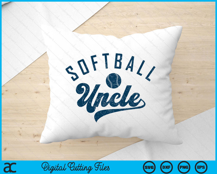 Softball Uncle Gifts Daddy Father's Day SVG PNG Digital Printable Files