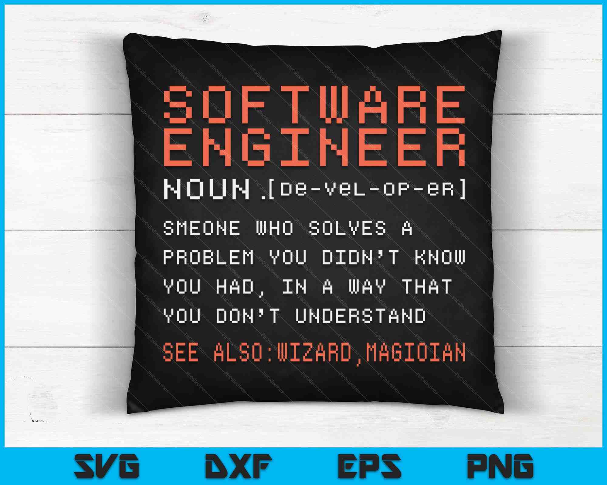 Software-Engineer Developer Definition Programming SVG Cutting Files ...