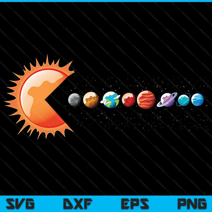Solar system planet sun and astrology SVG cut file