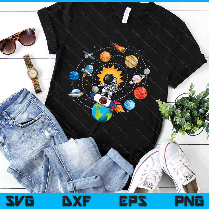 Solar System Planets Science Space Astronaut Universe Galaxy SVG PNG Digital Printable Files
