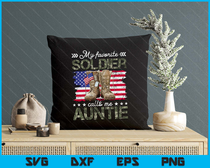 Soldier Auntie Army Auntie Army Graduation SVG PNG Digital Printable Files