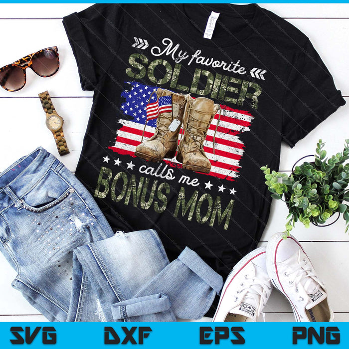 Soldier Bonus Mom Army Mother Army Graduation SVG PNG Digital Printable Files