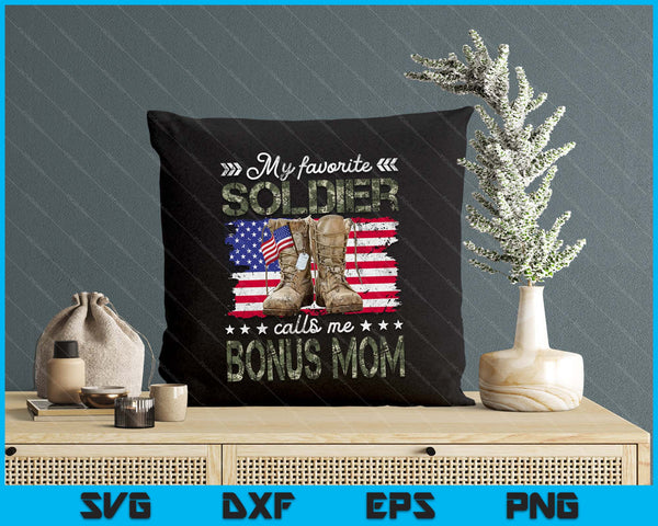 Soldier Bonus Mom Army Mother Army Graduation SVG PNG Digital Printable Files