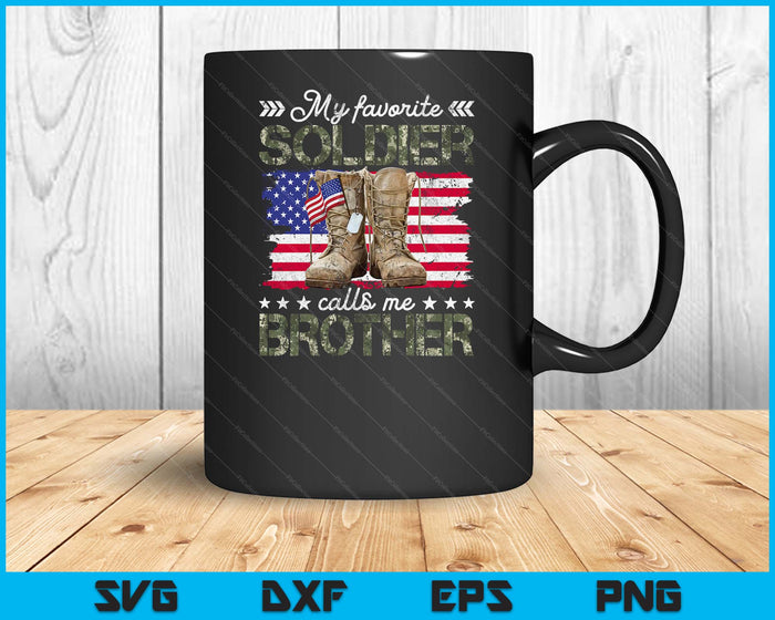 Soldier Brother Army Brother Army Graduation SVG PNG Digital Printable Files