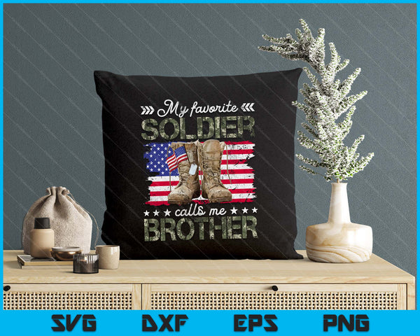 Soldier Brother Army Brother Army Graduation SVG PNG Digital Printable Files