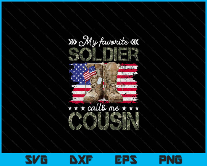 Soldier Cousin Army Cousin Army Graduation SVG PNG Digital Printable Files