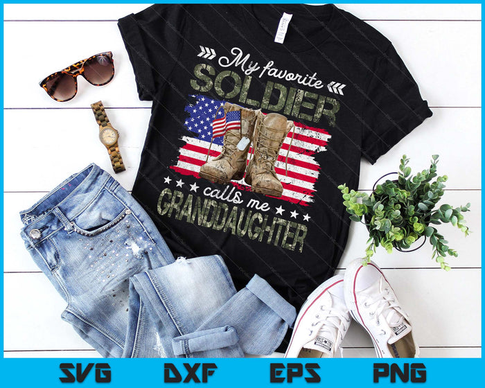 Soldier Granddaughter Army Granddaughter Army Graduation SVG PNG Digital Printable Files