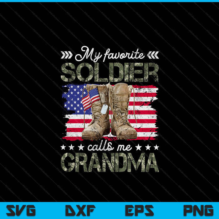 Soldier grandma army graduation SVG cut file
