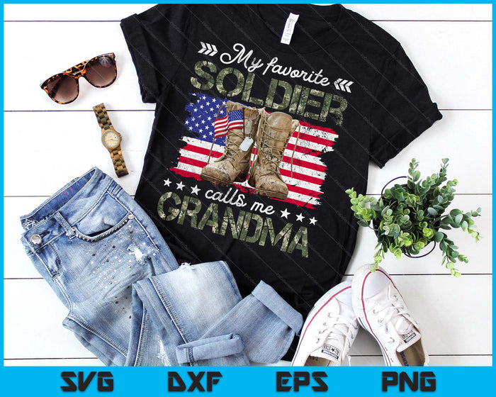 Soldier Grandma Army Grandma Army Graduation SVG PNG Digital Printable Files