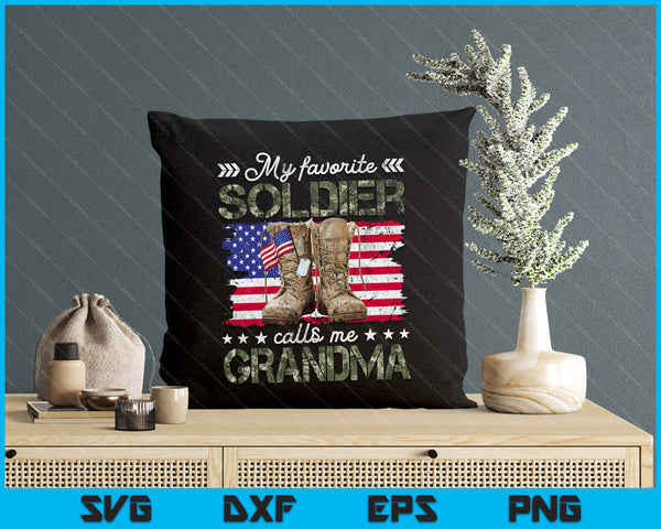 Soldier Grandma Army Grandma Army Graduation SVG PNG Digital Printable Files