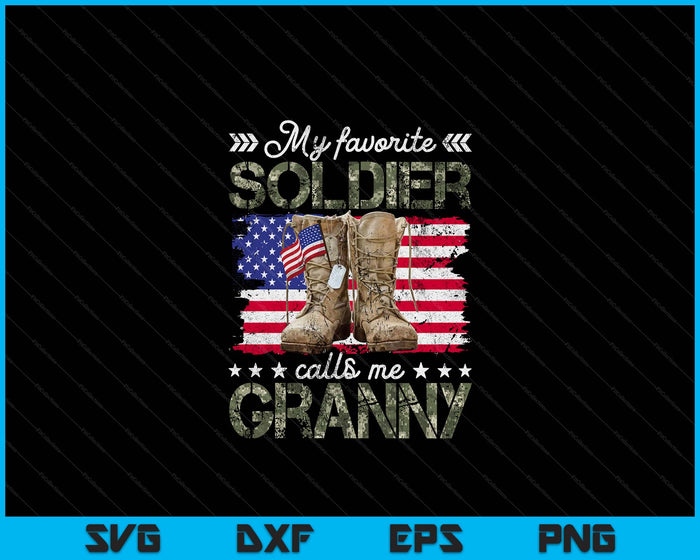 Soldier Granny Army Granny Army Graduation SVG PNG Digital Printable Files