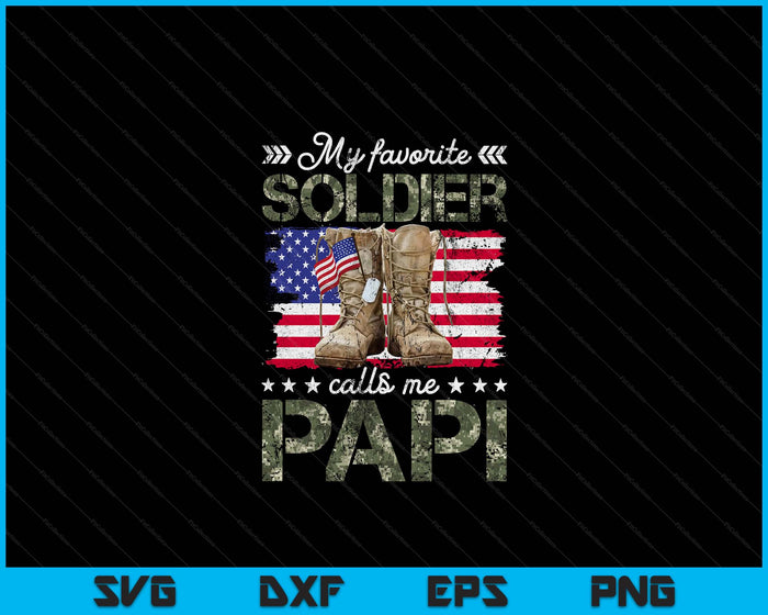 Soldier Papi Army Papi Army Graduation SVG PNG Digital Printable Files