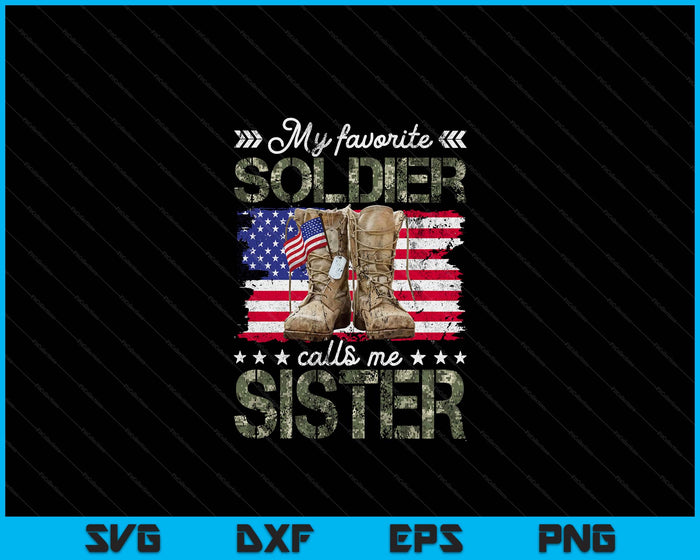 Soldier Sister Army Sister Army Graduation SVG PNG Digital Printable Files