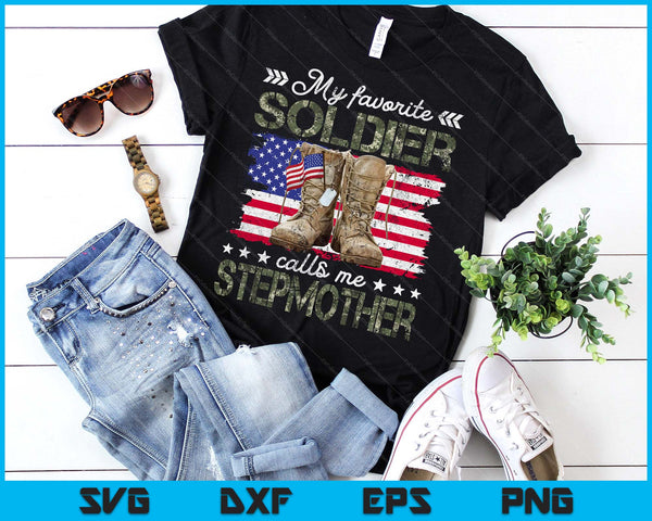 Soldier Stepmother Army Stepmother Army Graduation SVG PNG Digital Printable Files