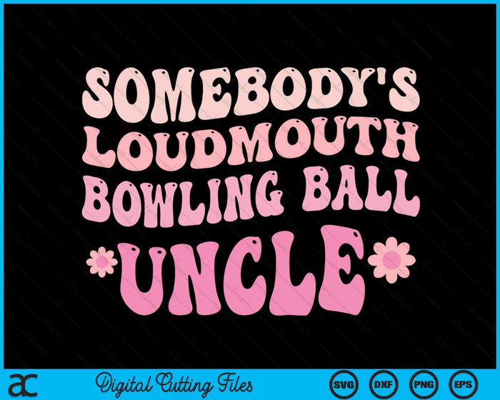Iemands Loudmouth Bowling Ball oom SVG PNG digitale snijbestanden 