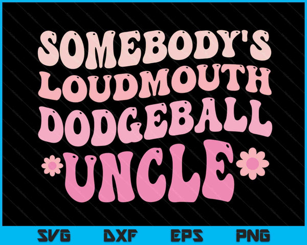 Iemands Loudmouth Dodgeball oom SVG PNG digitale snijbestanden