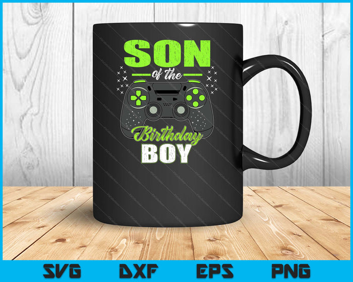 Son Of The Birthday Boy Matching Video Gamer Birthday SVG PNG Digital Printable Files