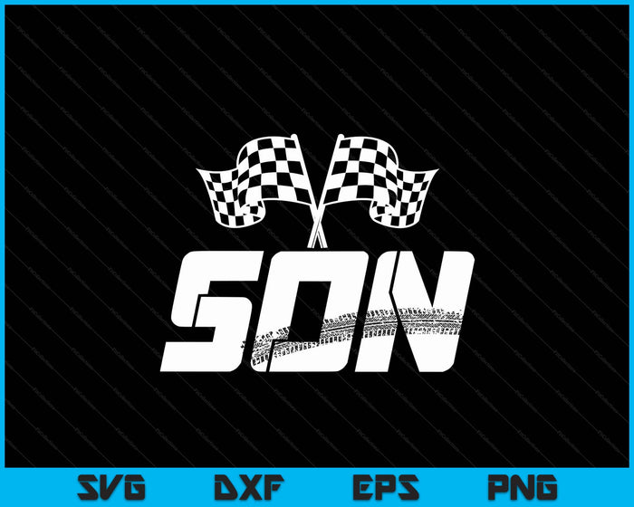 Son Pit Crew Family Racing Birthday Race Car SVG PNG Digital Printable Files