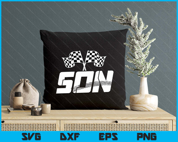 Son Pit Crew Family Racing Birthday Race Car SVG PNG Digital Printable Files