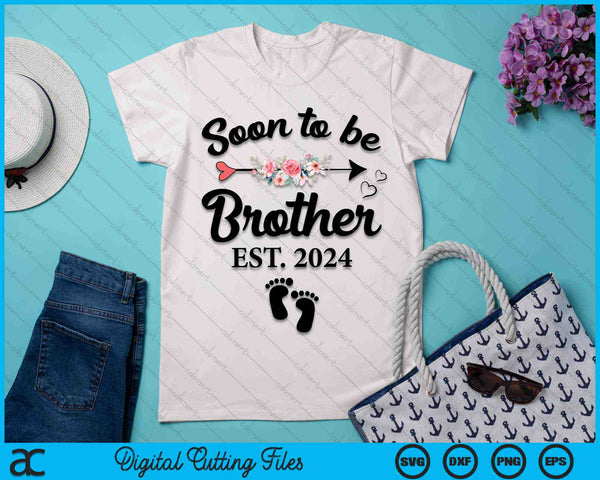 Soon To Be Brother 2024 New Brother SVG PNG Digital Cutting Files