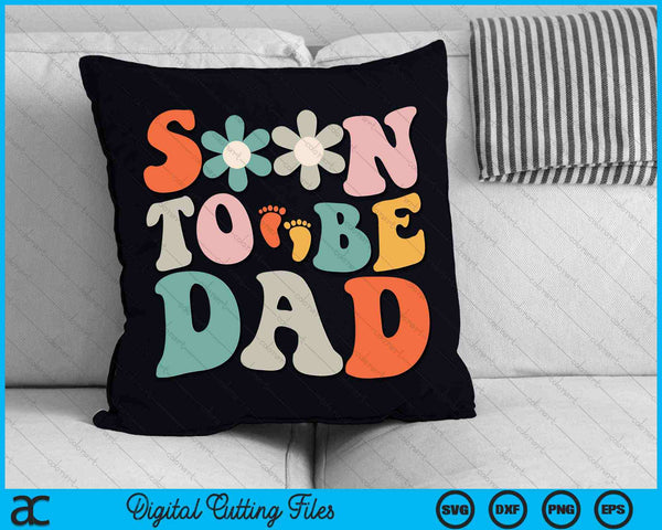 Soon To Be Dad Pregnancy Announcement SVG PNG Digital Cutting Files