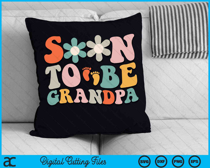 Soon To Be Grandpa Pregnancy Announcement SVG PNG Digital Cutting Files