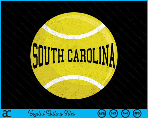 South Carolina Tennis Fan SVG PNG Digital Cutting Files