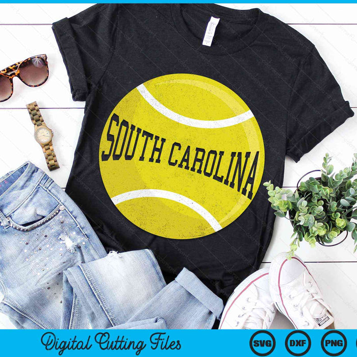 South Carolina Tennis Fan SVG PNG Digital Cutting Files