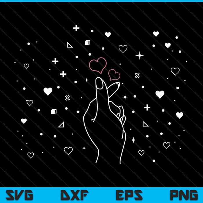 South Korean Asian kpop SVG cut file
