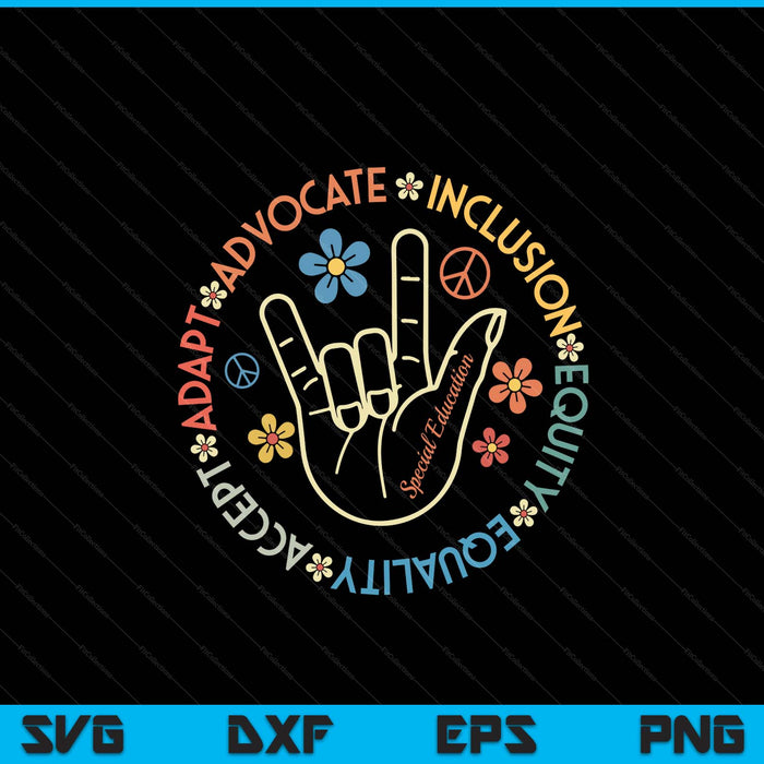 Special education teacher inspirational SPED teachers autism SVG cut file