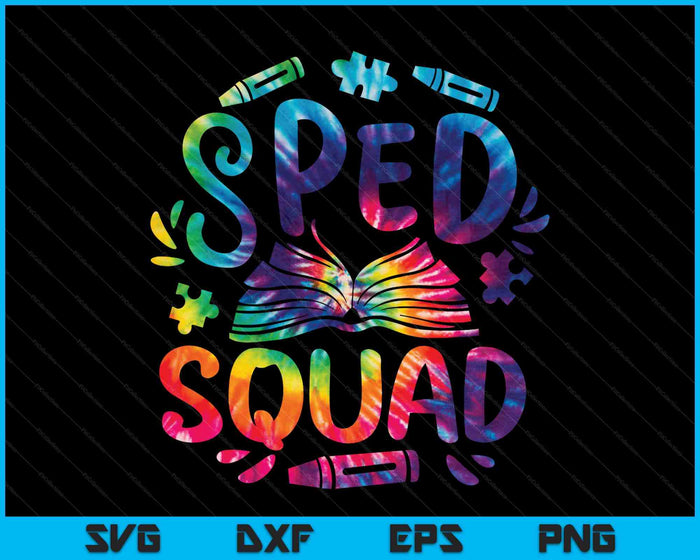 Special Education Teacher Sped Squad Sped Teacher SVG PNG Digital Printable Files