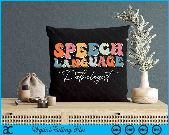 Speech Language Pathology Speech Therapist Pathologist SLP SVG PNG Digital Cutting Files