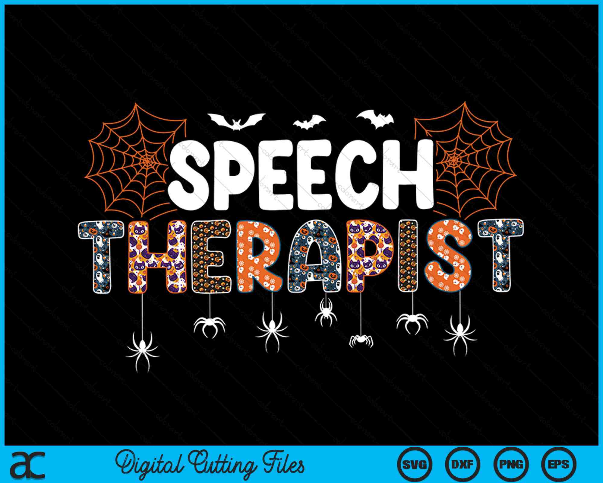 Speech Therapist Funny OT Halloween Costume SVG PNG Digital Cutting Fi ...