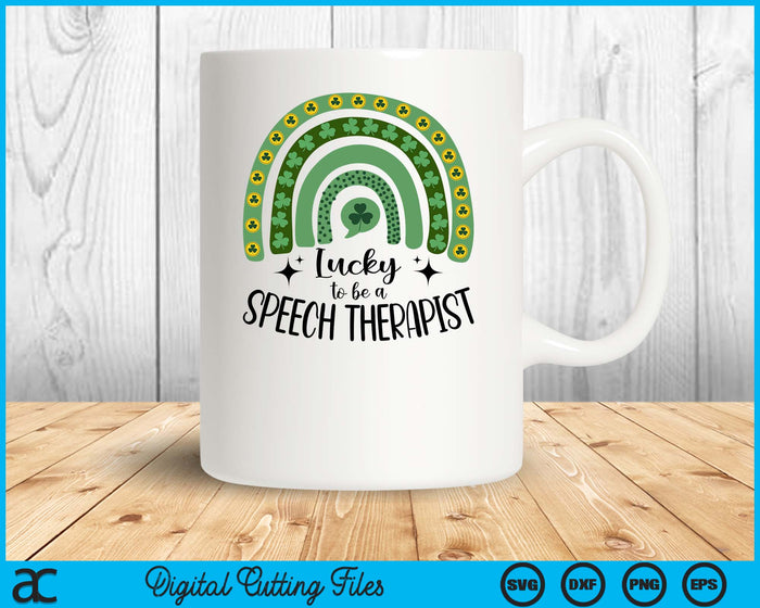 Speech Therapist St. Patrick's Day Slp St. Pat's Day Therapy SVG PNG Cutting Files