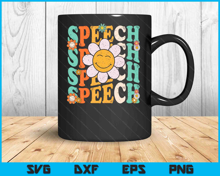 Speech Therapy Speech Language Pathologist Therapist SVG PNG Digital Cutting Files