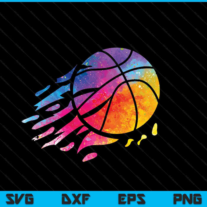 Splash Basketball Player Baller SVG PNG Digital Cutting Files